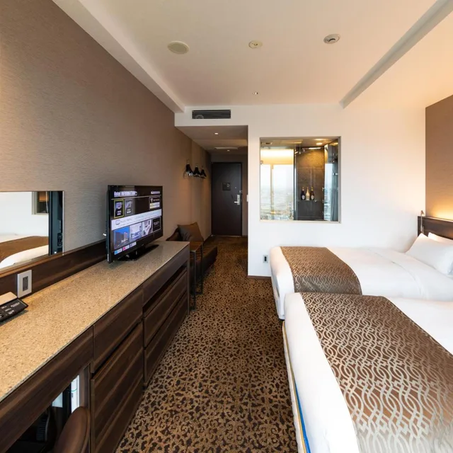 Room, Twin Beds, with View, Piazza Hotel Nara 8/10