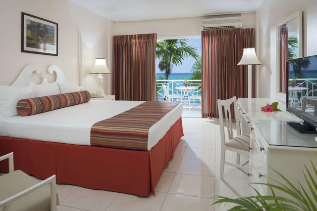 غرفة ديلوكس بسريرين مزدوجين بإطلالة على البحر، Sea Garden Beach Resort 1/1