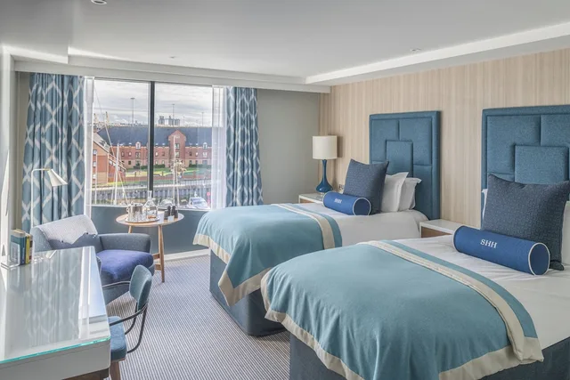 غرفة بسريرين منفصلين، Southampton Harbour Hotel 1/5