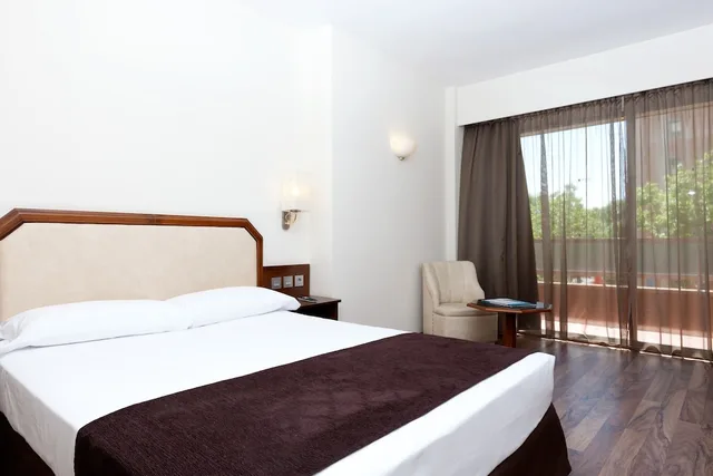 غرفة مفردة بسريرين منفصلين، Senator Barajas Hotel 4/10
