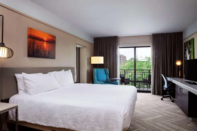 جناح بسرير كينج بشرفة بغرفة نوم واحدة لذوي الإعاقة، Hilton Garden Inn Mobile Downtown 1/5