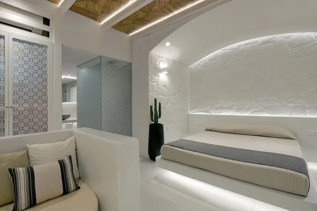 غرفة سوبيريور بسرير كوين بإطلالة على الحديقة، Andronikos Hotel - Adults Only 9/10
