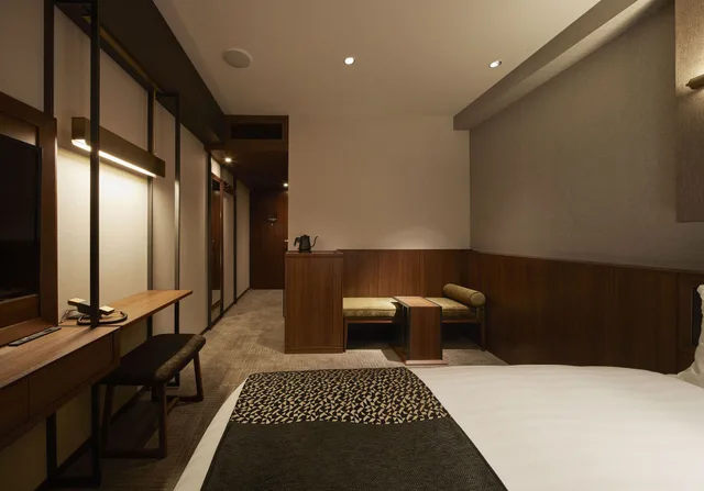 غرفة مع سرير سحّاب إضافي مع سرير إضافي، Hotel Trad Hakata 2/3