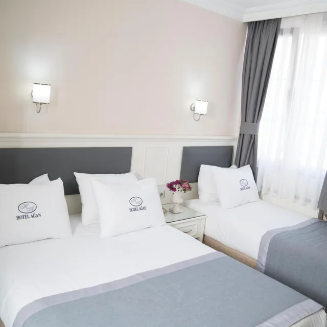 غرفة بسريرين منفصلين، Hotel Agan 4/10