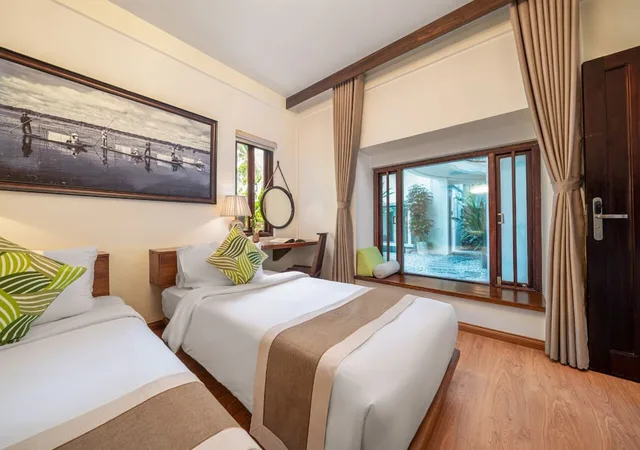 غرفة ديلوكس بسريرين منفصلين، Happy Life Memories Hoi An Hotel & Spa 1/2