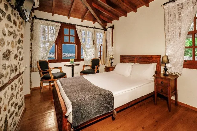غرفة بسريرين مزدوجين بإطلالة على البحر، Hotel Villa Turka 1/1