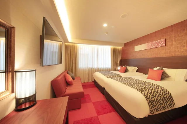 Semi Room, Superior, 2 Semi Double Beds, with Extra Bed, Smoking، Centurion Hotel Classic Nara 1/3