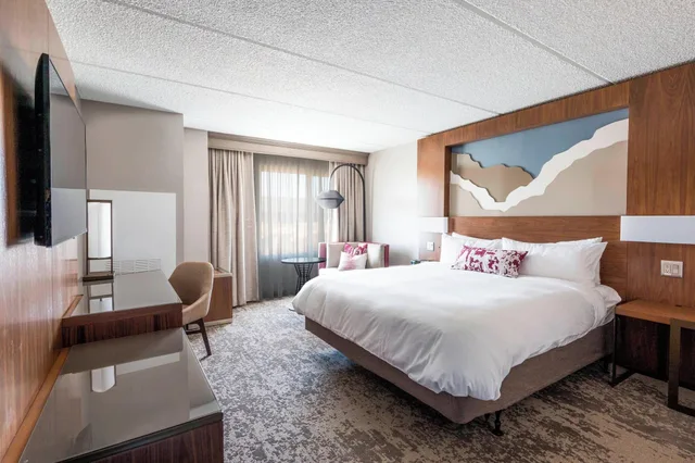 غرفة بسرير مزدوج بإطلالة، Napa Valley Marriott Hotel and Spa 2/9