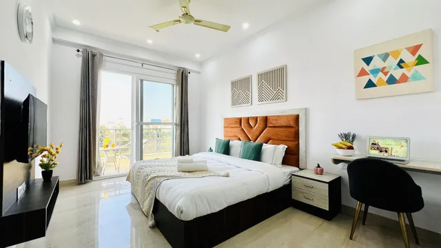 شقة بريميير بسرير كينج بغرفة نوم واحدة، ZEN Suites Golf Course Road 2/4