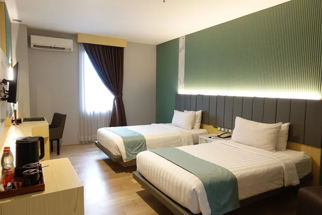 غرفة غراند ديلوكس بسرير مزدوج، Grand Kangen Hotel Urip Sumoharjo 4/10