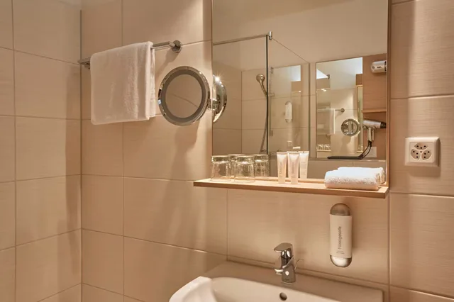 غرفة قياسية بسرير كينج لذوي الإعاقة، H4 Hotel Arcadia Locarno 1/1