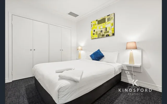 غرفة سوبيريور بسريرين كينج، Comfort Apartments Melbourne Central 2/5