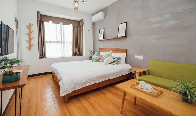 غرفة كومفورت بسرير كينج بغرفة نوم واحدة، Zhang Jiajie Zhijue Art Hotel 5/7