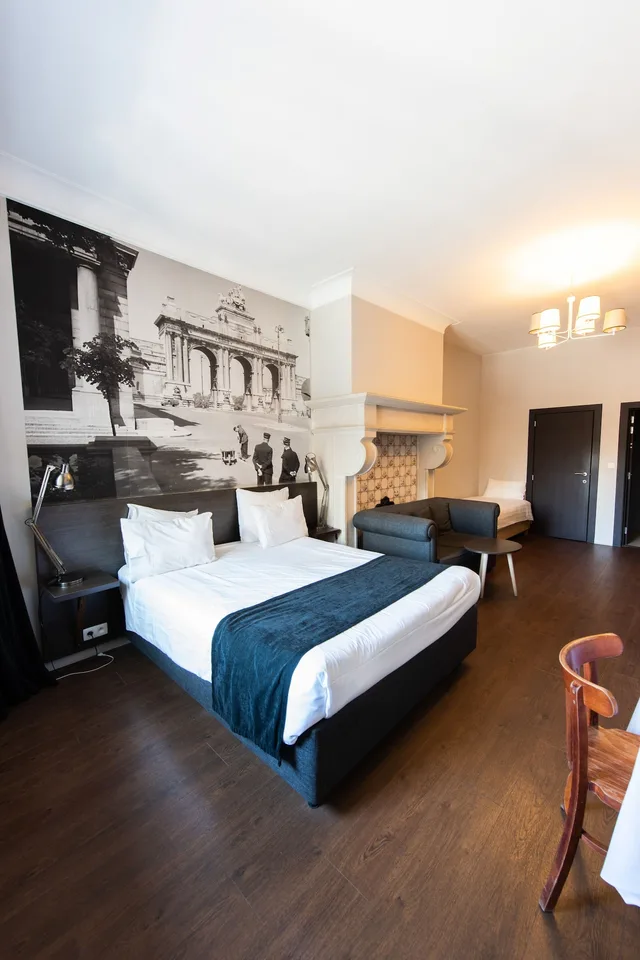 غرفة غراند بسريرين منفصلين بإطلالة، Hotel Residence Le Quinze 8/10