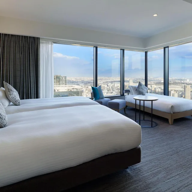 غرفة تنفيذية ركنية بسريرين منفصلين بإطلالة بحوض استحمام، Mitsui Garden Hotel Toyosu Premier 1/10