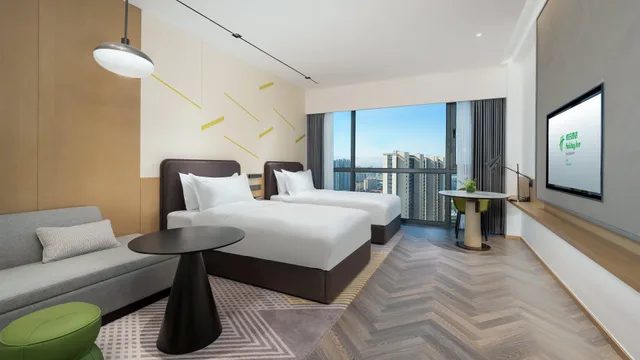 غرفة بسريرين منفصلين لذوي الإعاقة، Holiday Inn Yongkang 2/5
