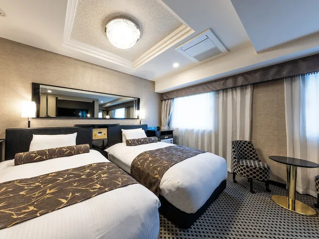 غرفة ديلوكس بسريرين منفصلين، APA Hotel Ueno Okachimachi Ekimae Minami 1/1
