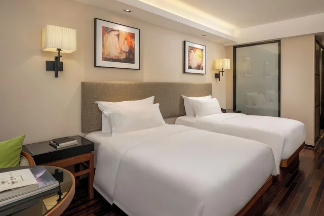 غرفة أساسية بسريرين منفصلين، SSAW Boutique Hotel Sanya (Da Dong Hai Branch) 3/4