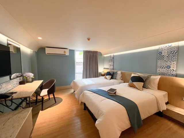 غرفة سوبيريور بسريرين منفصلين، Kastel Bangkok Hotel 1/8