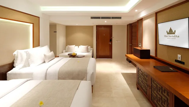 غرفة ديلوكس بسريرين منفصلين، The Bandha Hotel & Suites 4/5