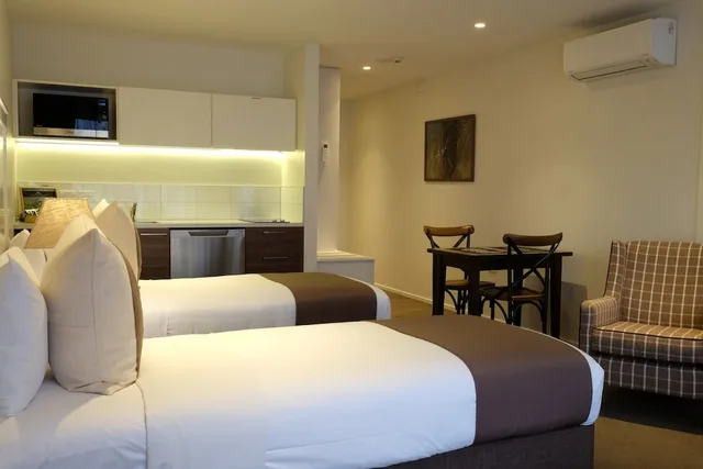استوديو بسريرين منفصلين، West Meadows Motel of Wanaka 2/3