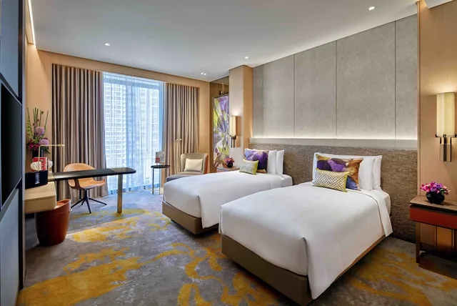 Heritage, Premium, Luxury, Twin Beds, 2 Queen Beds, with View، Sofitel Singapore City Centre 1/6