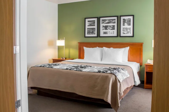 غرفة بسرير كينج لذوي الإعاقة، Sleep Inn & Suites Charles City 1/7