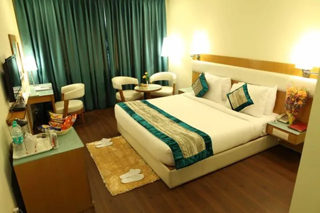 غرفة ديلوكس بسريرين منفصلين، Hotel Ramhan Palace Mahipalpur 9/10