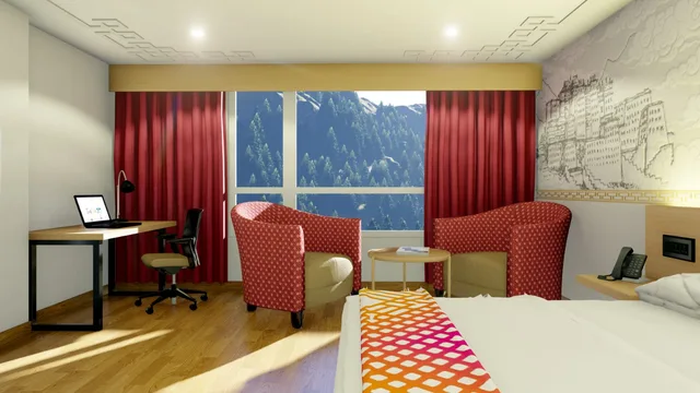 غرفة ديلوكس مفردة بسرير مزدوج، Ginger Gangtok, Bojoghari 1/1