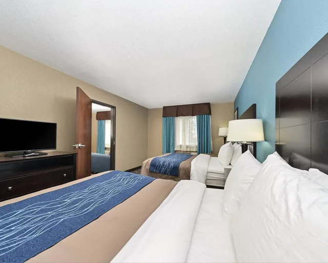 جناح بسريرين كوين مع أريكة، Comfort Inn & Suites Springfield I-55 1/7