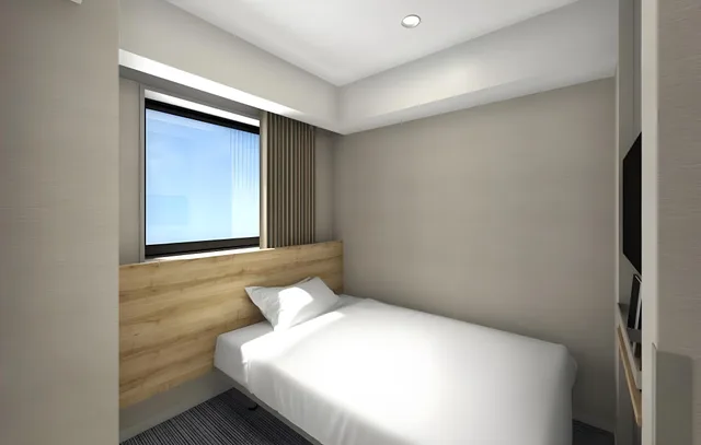 Semi Room, Single, Semi Double Bed, Smoking، R&B Hotel Nagoya Shinkansen-guchi 1/1