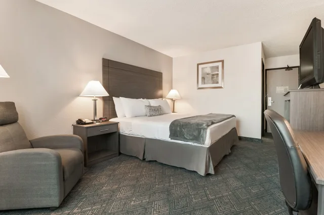 غرفة قياسية بسرير كينج، American Inn & Suites Metro Airport 1/4