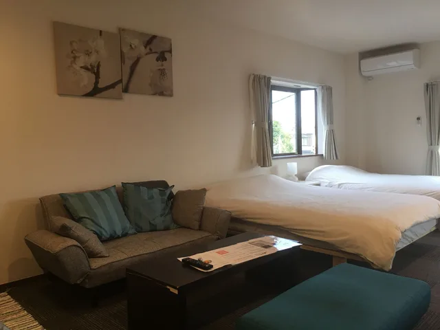 شقة بسريرين مزدوجين وفرشتي فوتون بإطلالة على الجبل بأرضية تاتامي، Fuji Scenic House73 4/9