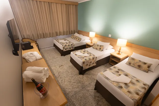غرفة سوبيريور ثلاثية، Hotel Golden Park All Inclusive Pocos de Caldas By Nacional Inn 2/2