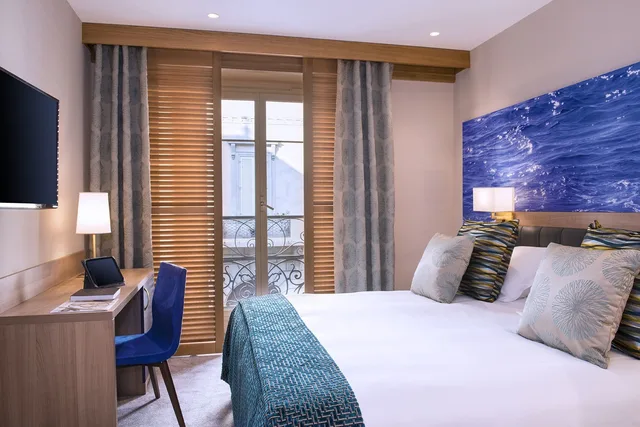 غرفة سوبيريور بسرير كوين بإطلالة على المدينة، Hotel Beau Rivage 7/10