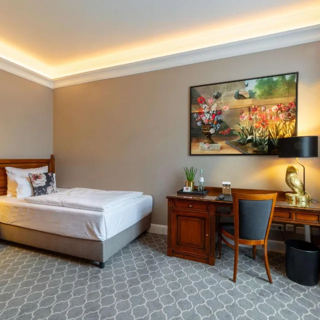 غرفة قياسية مفردة بسرير كينج، Parkhotel Engelsburg, Bw Premier Collection 4/7