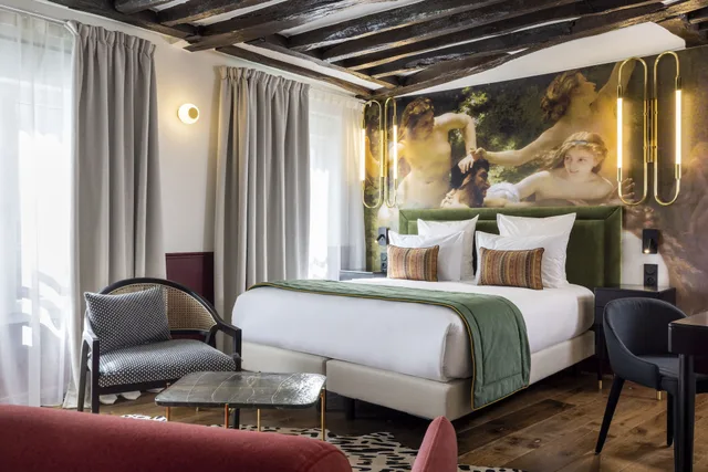 جناح بسرير كوين مع أريكة، Hotel Louis 2 1/3