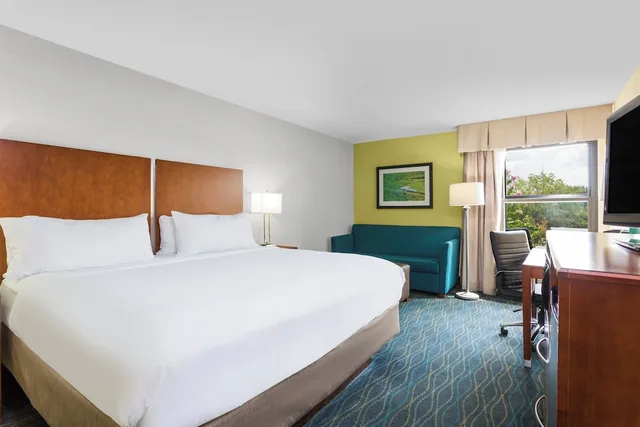 غرفة بسرير كينج مع أريكة لذوي الإعاقة، Holiday Inn Express Hotel And Suites Wilmington University Center 1/2