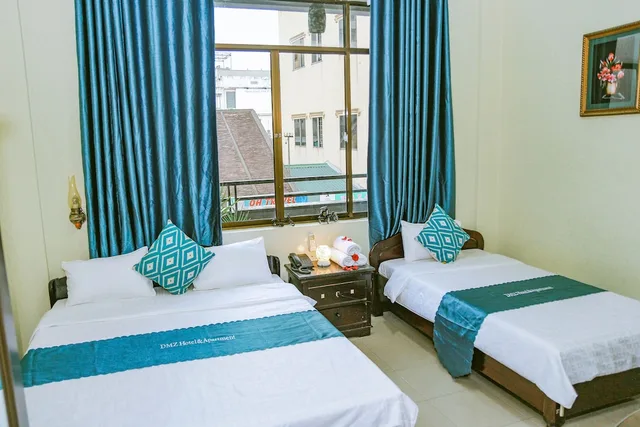 غرفة سوبيريور بسرير مزدوج وسرير فردي، Dmz Hostel Hue 4/7