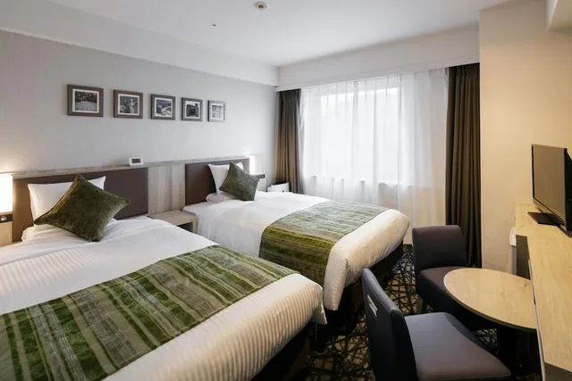 Standard, Twin Beds, No Cleaning Services، Hotel Mystays Kagoshima Tenmonkan 1/3