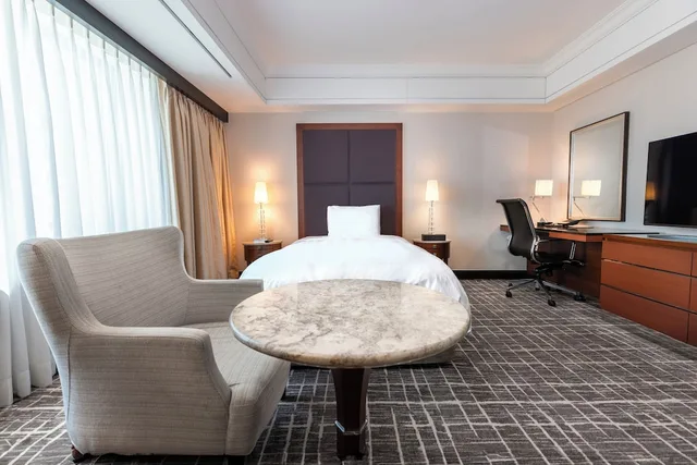 جناح جونيور عائلي بسريرين منفصلين وسرير كوين، Lotte Hotel Busan 2/2