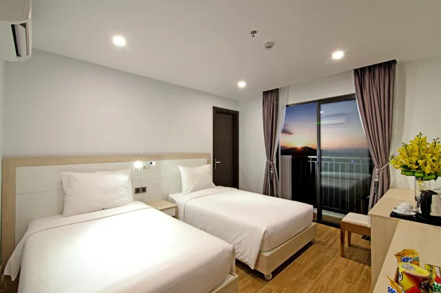 غرفة ديلوكس بسرير مزدوج أو سريرين منفصلين بشرفة، An Vista Hotel 5/5