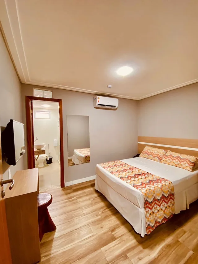 غرفة قياسية بسرير مزدوج، Porto Salvador Hotel 3/10