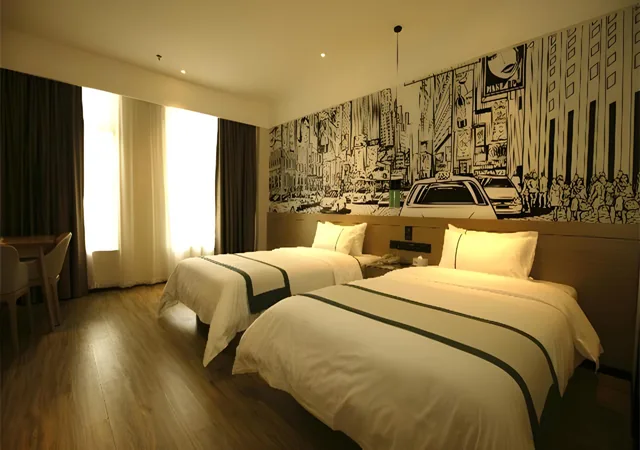 غرفة بزنس بسريرين منفصلين، City Comfort Inn Foshan Gaoming Huaying Square Hotel 1/1