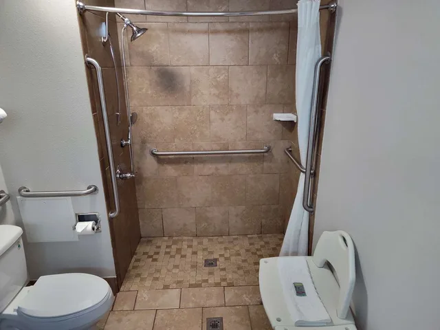 غرفة بسرير كينج يُسمح فيها بالحيوانات الأليفة لذوي الإعاقة، Best Western Athens Inn 4/4