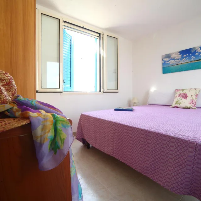 غرفة بسرير مزدوج بإطلالة على البحر، Residence Riva Mare Ugento 2/7