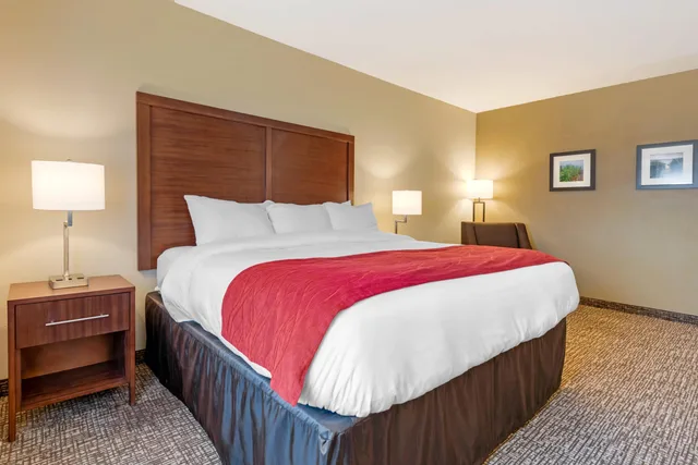 Room, King Bed, Comfort Inn & Suites Michigan City South 3/4