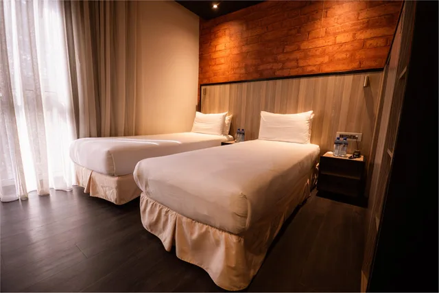 غرفة بسريرين منفصلين، Onomo Hotel Durban 1/1
