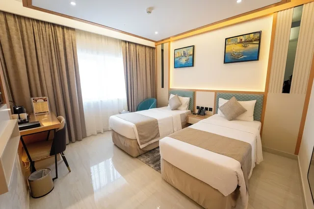 غرفة ديلوكس بسريرين منفصلين، Smana Hotel Al Raffa 2/5