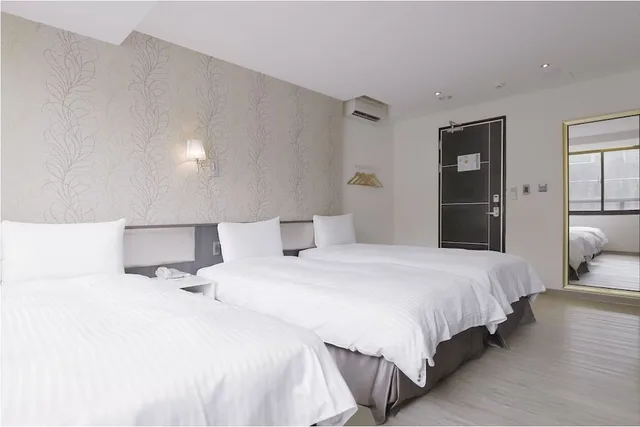 غرفة قياسية ثلاثية بثلاثة أسرّة، Talmud Hotel Taichung 1/3